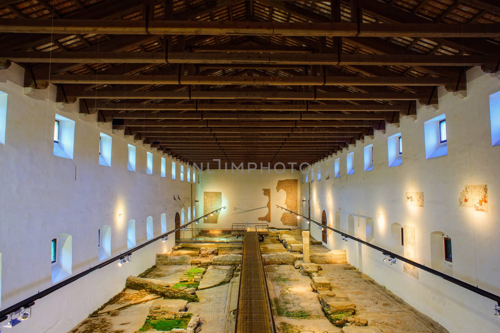 AQUILEIA, ITALY - MAY, 01: Aquileia National Archaeological Museum, UNESCO World Heritage Site on May 01, 2015