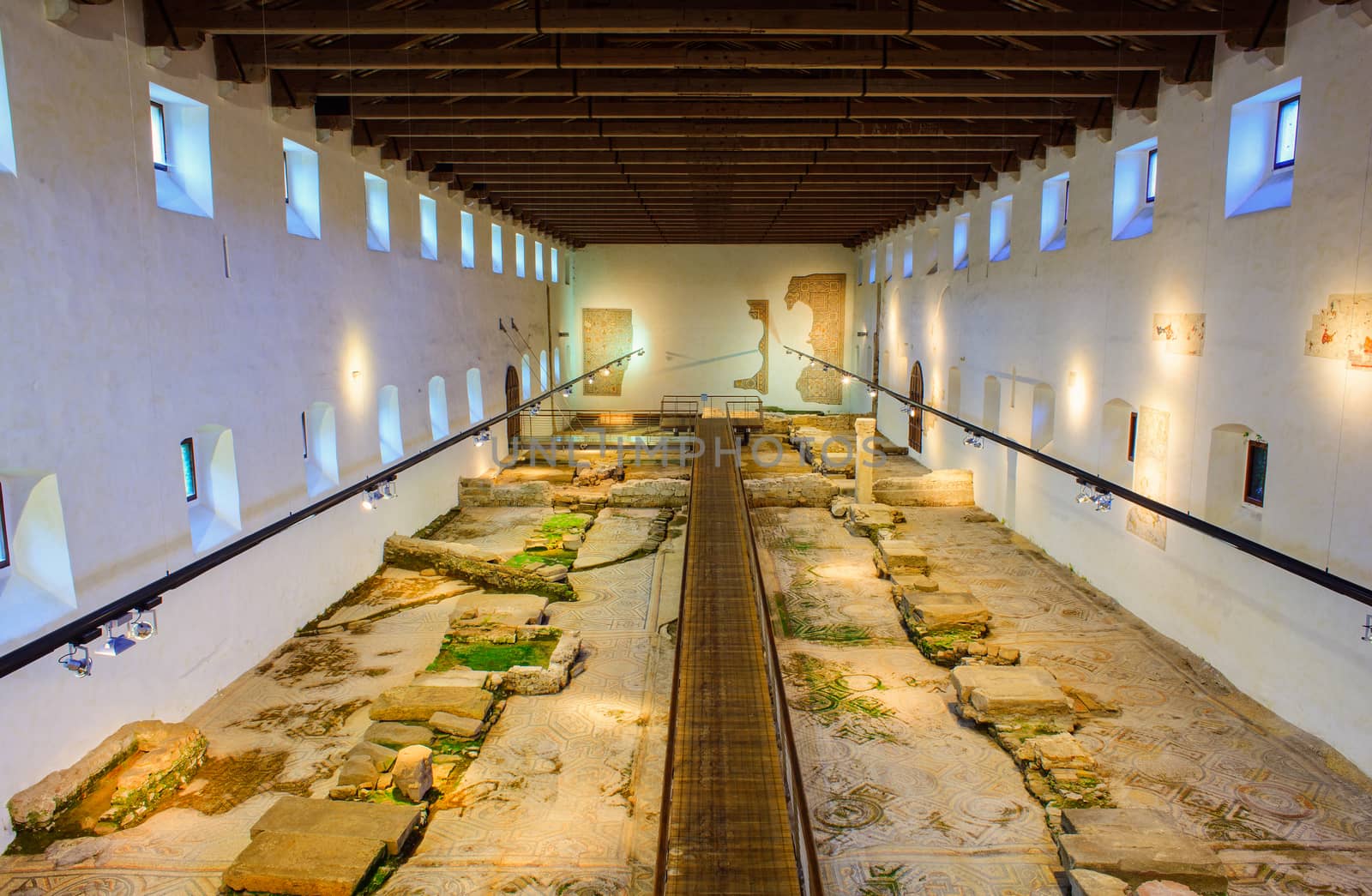 AQUILEIA, ITALY - MAY, 01: Aquileia National Archaeological Museum, UNESCO World Heritage Site on May 01, 2015