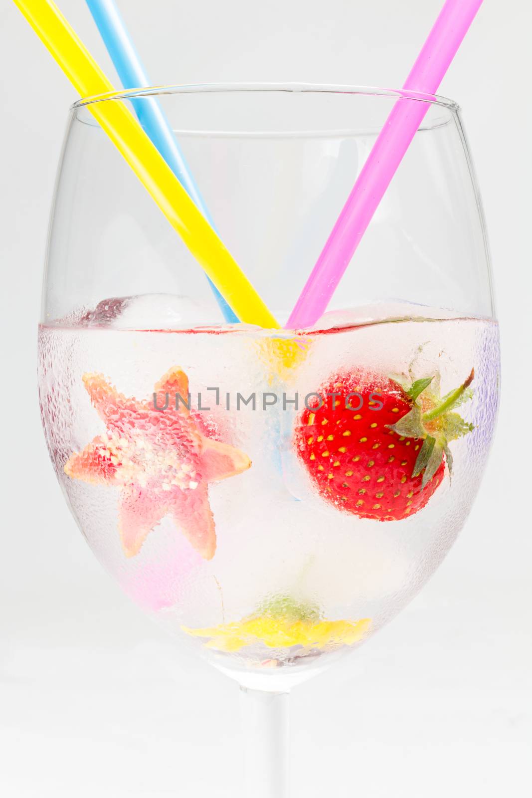 fruit and flower in glass by EnzoArt