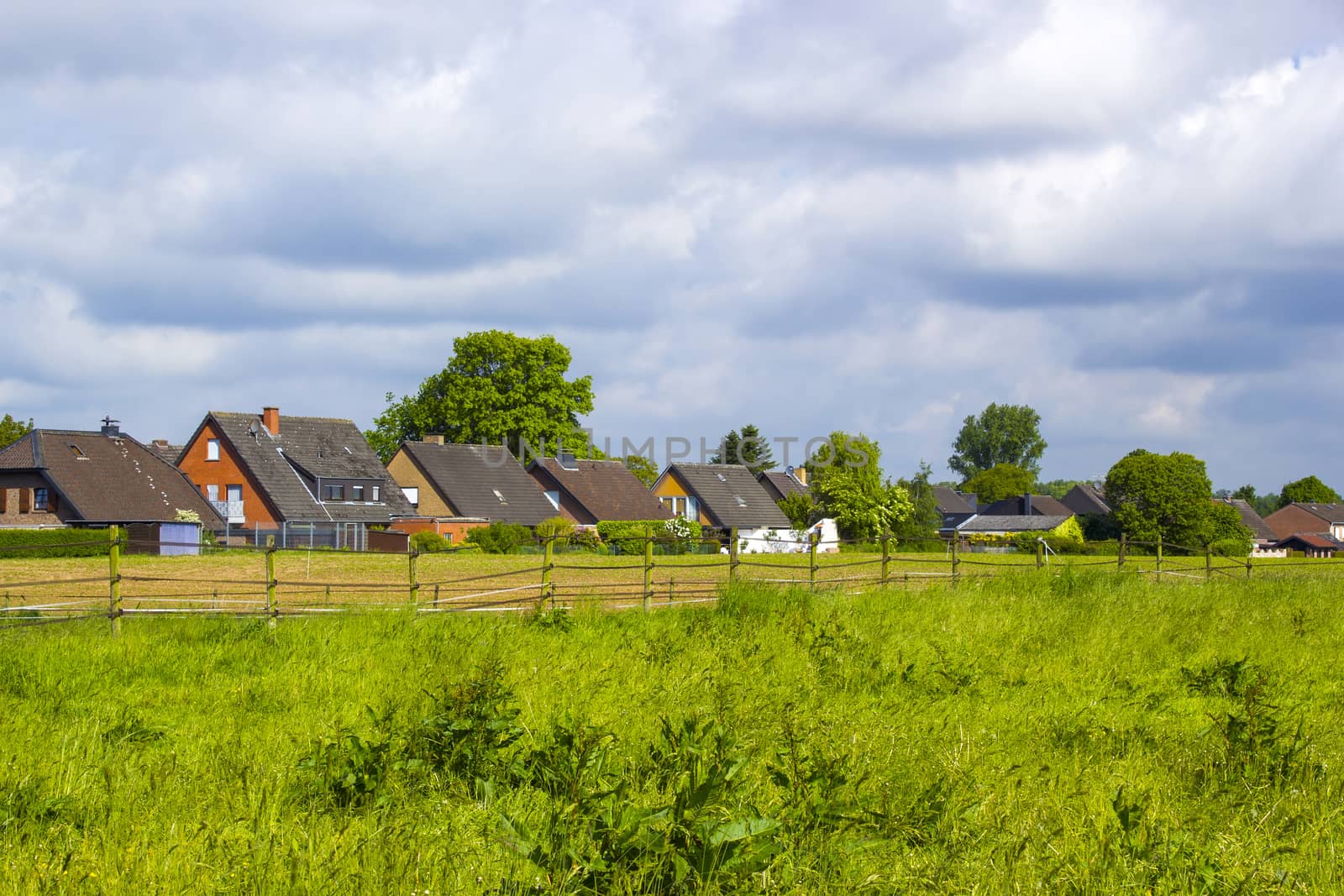 German countryside landscape, Lower Rhine Region by miradrozdowski