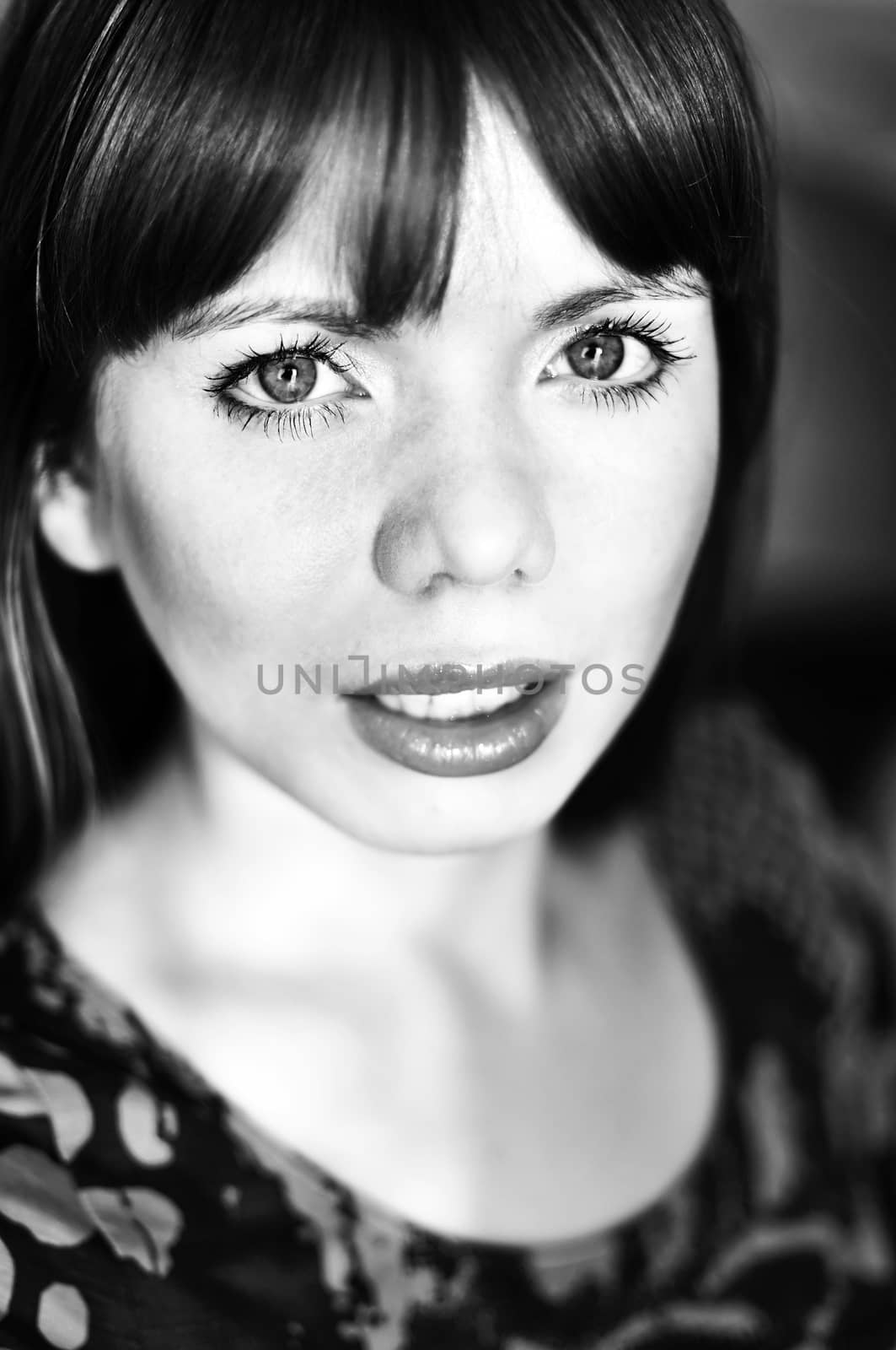 bright beauty in black and white by Reana