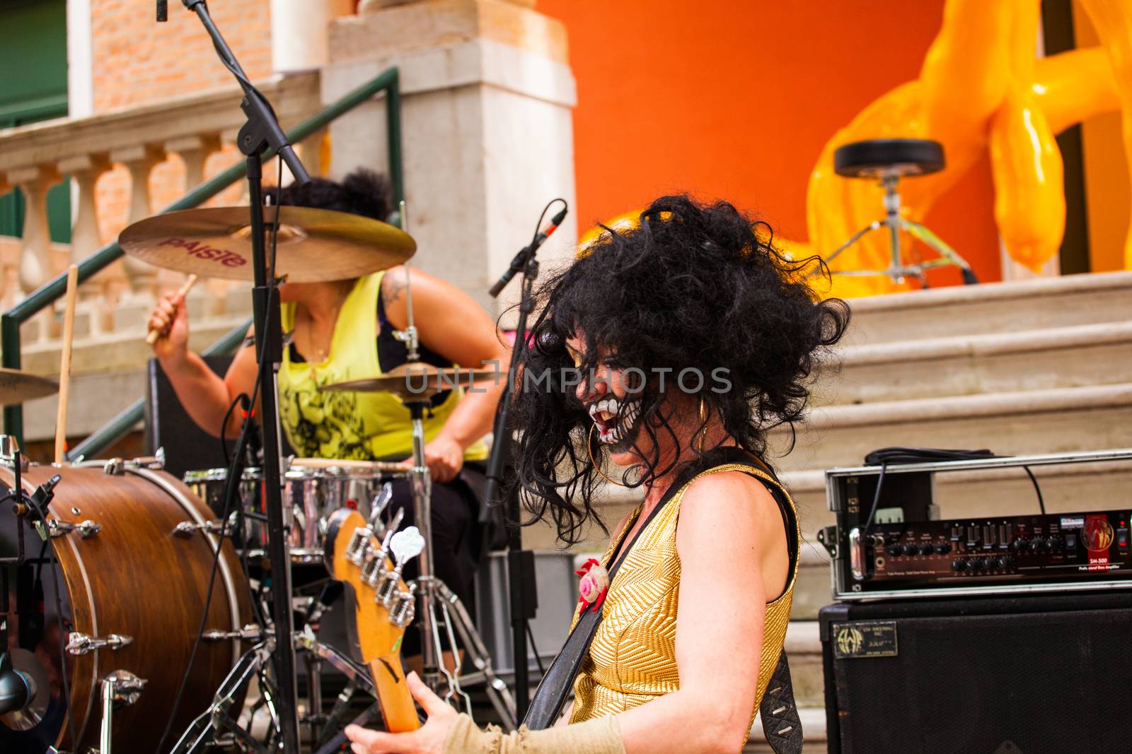VENICE, ITALY - MAY, 06: Concert during the vernissage of British National Pavilion at the 56th Art exhibition of Venice biennale 2013 on 29, May 2013