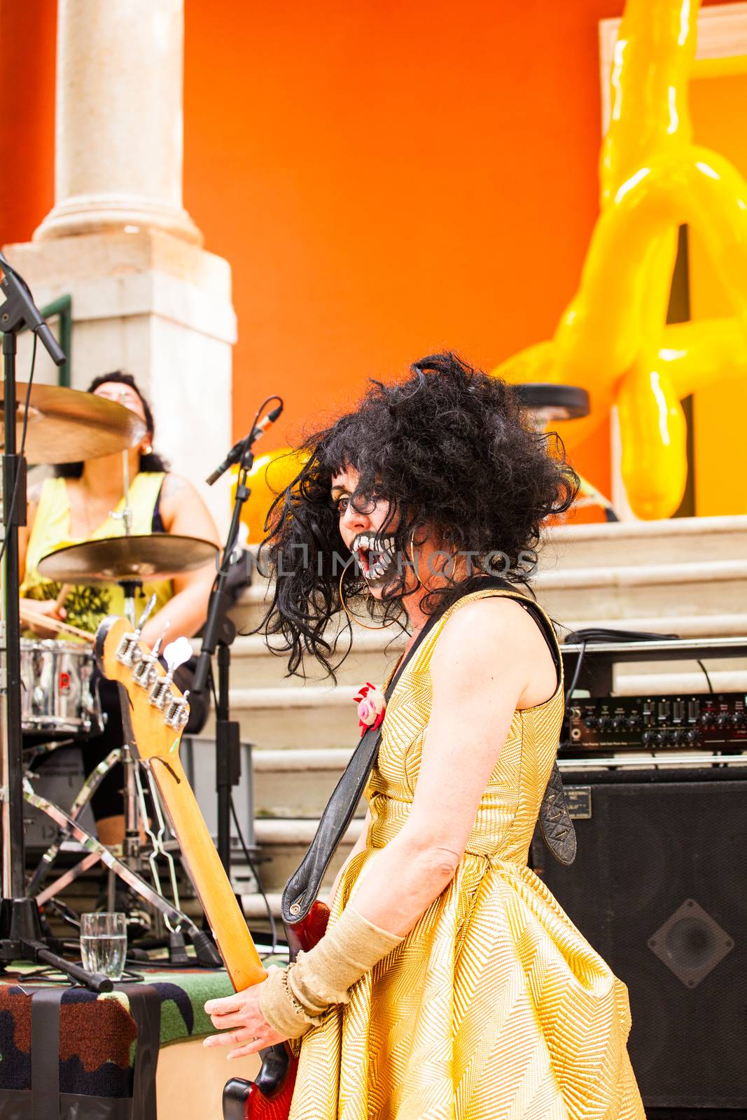 VENICE, ITALY - MAY, 06: Concert during the vernissage of British National Pavilion at the 56th Art exhibition of Venice biennale 2013 on 29, May 2013