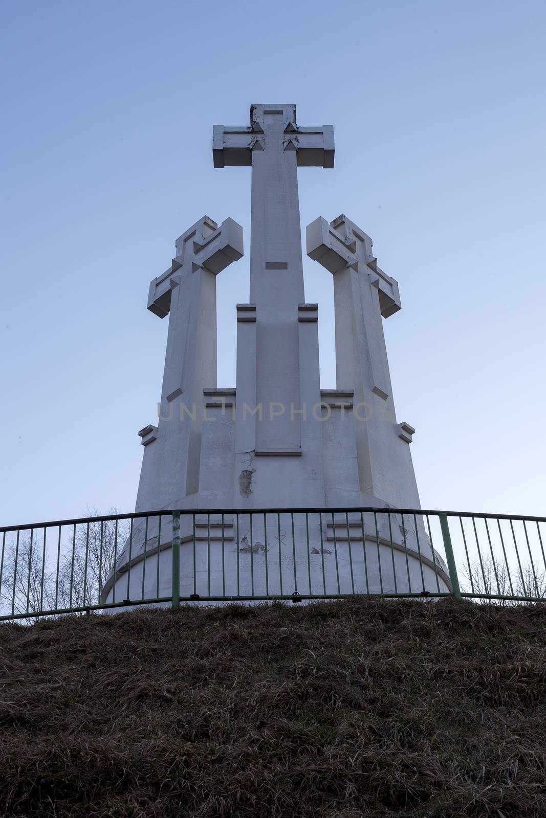 Monument of Three Crosses in Vilnius by ints