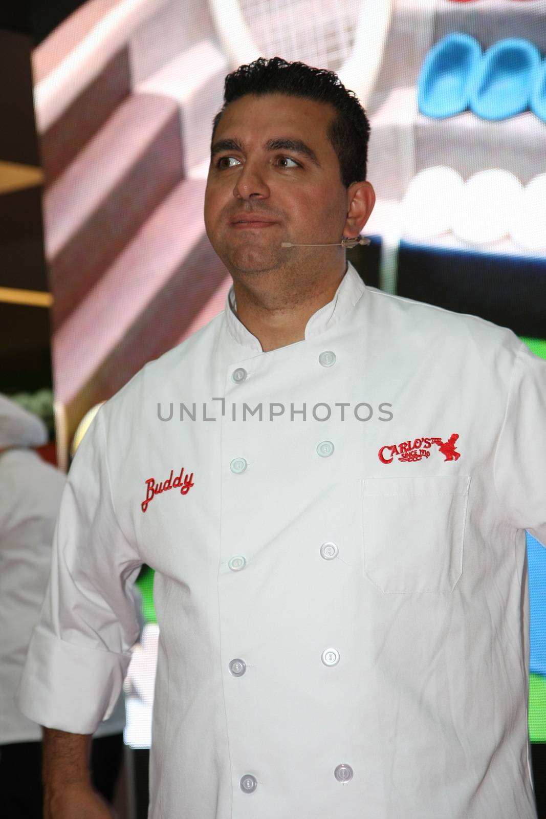 Cake boss Buddy Valastro,the star of TLC channel,on 1 Junr,in shopping center Usce in Belgrade,Serbia,promoting new programs and new season of the Cake boss tv show