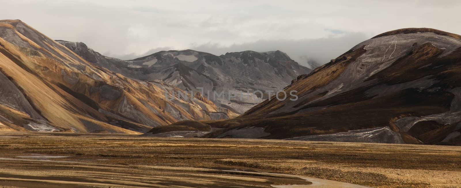 Mountain landscape , Landmannalaugar,Iceland, bright colorful vi by JanPietruszka