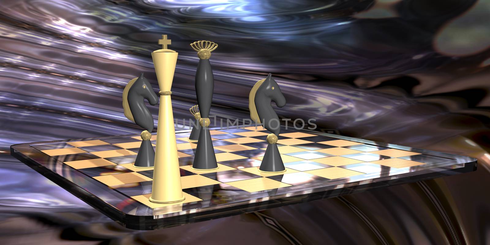 Strategic Chess Move Concept - Checkmate  by ankarb