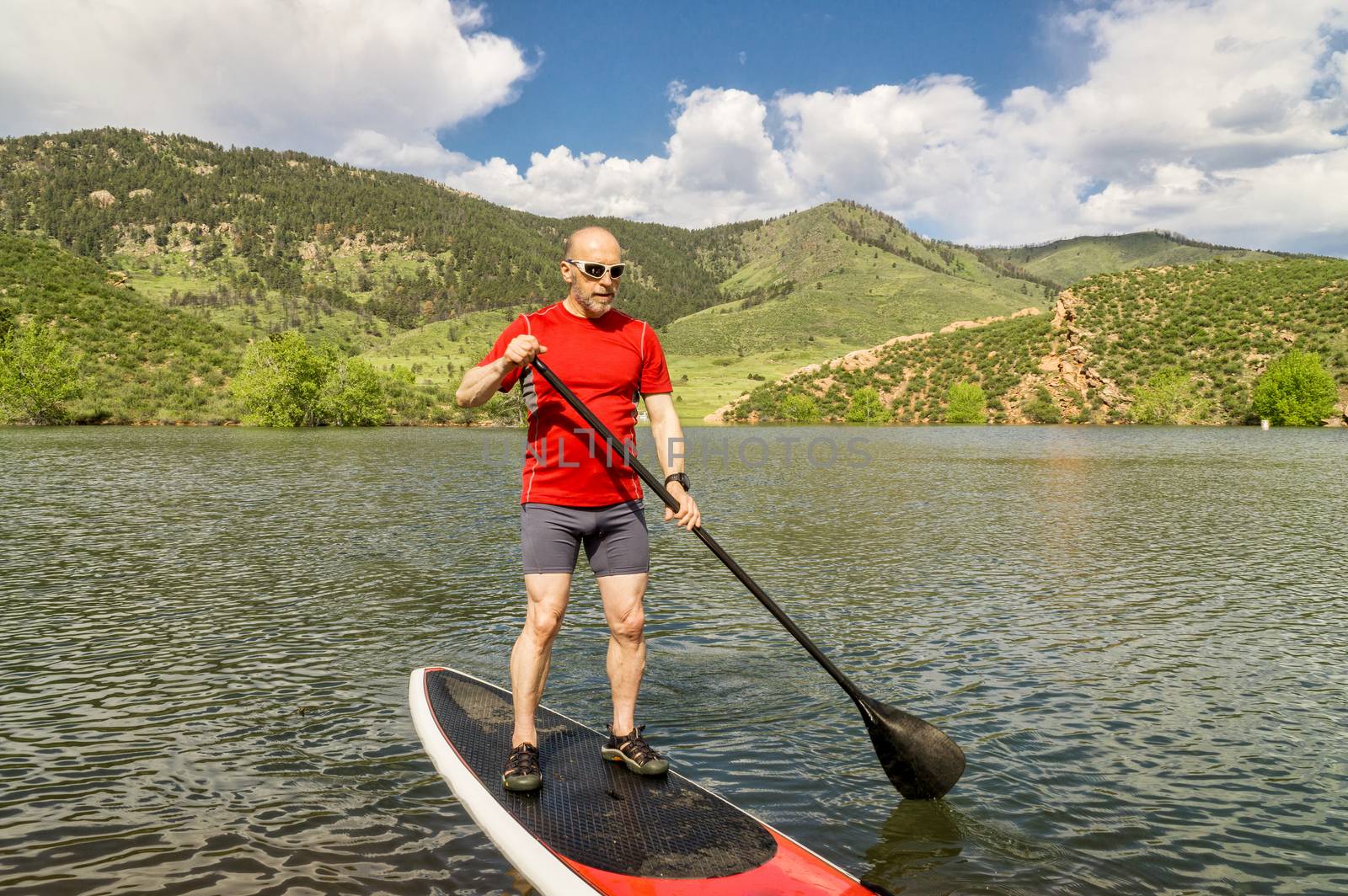 stand up paddling (SUP) in Colorado by PixelsAway