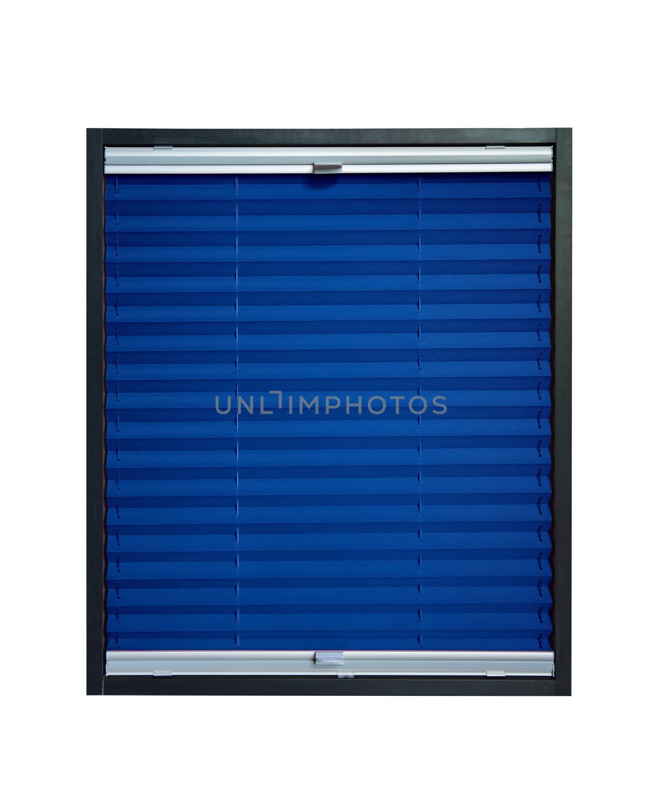 Pleated blind dark navy blue color by furzyk73