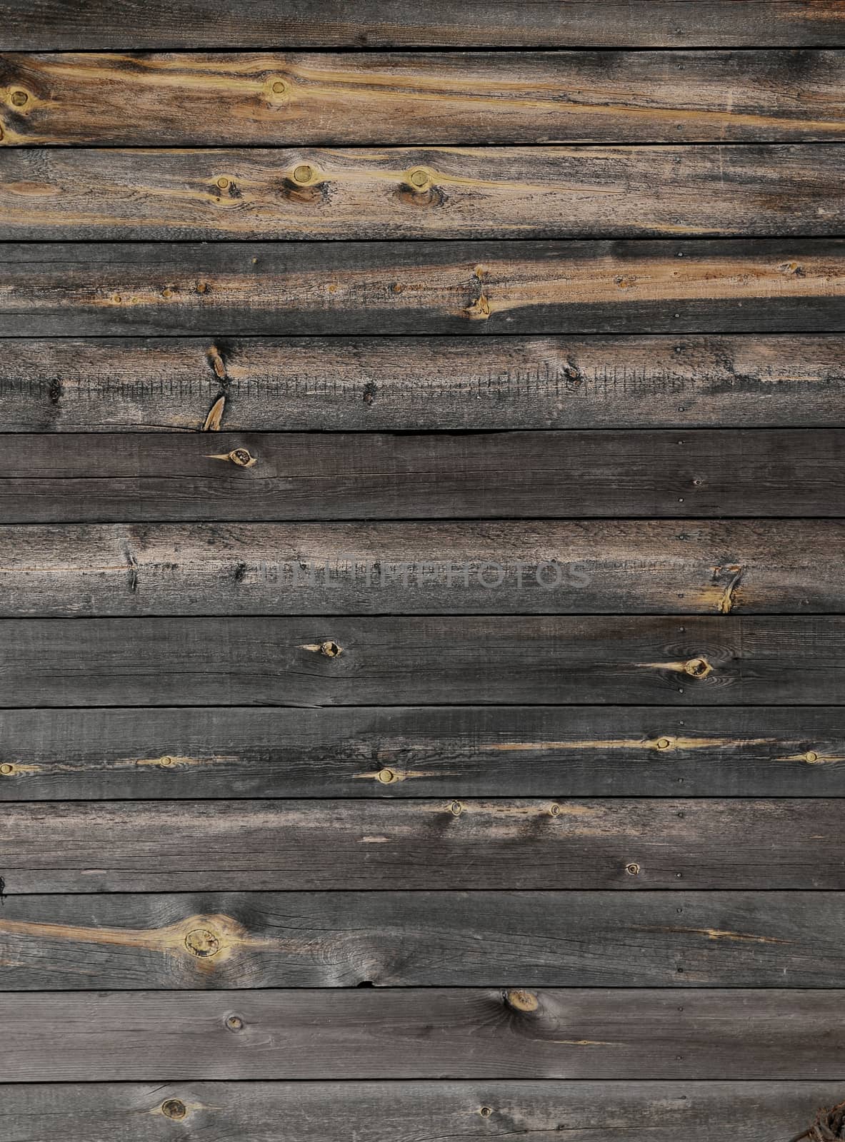 Rough old weathered plank timber wood background