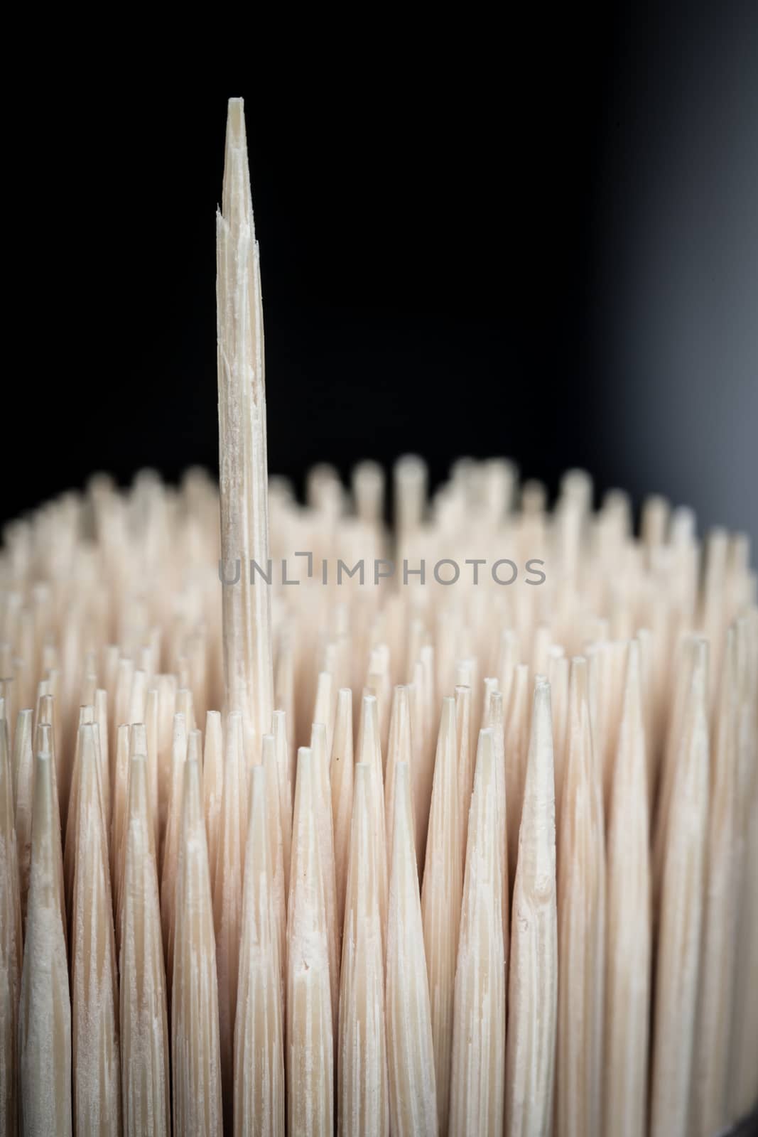 Bamboo wooden toothpicks outstanding abstract background by FrameAngel