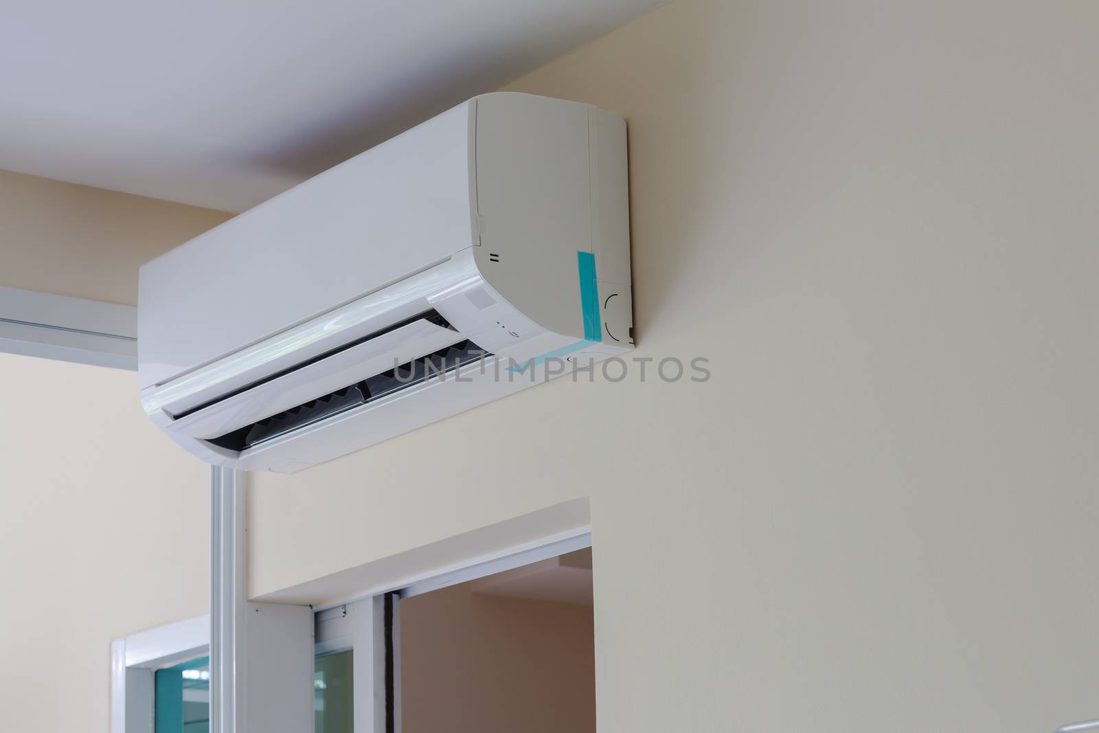 air conditioner install on wall for condo or meeting room by FrameAngel