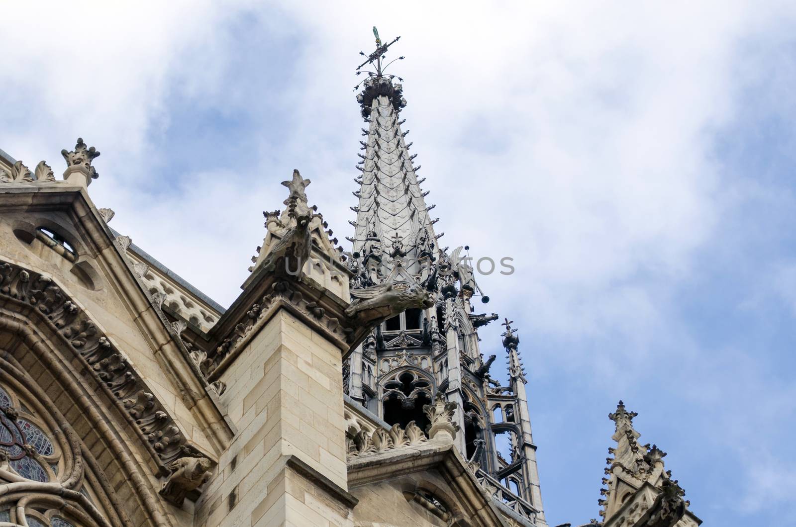 Sainte-Chapelle (The Holy Chapel) in Paris by siraanamwong