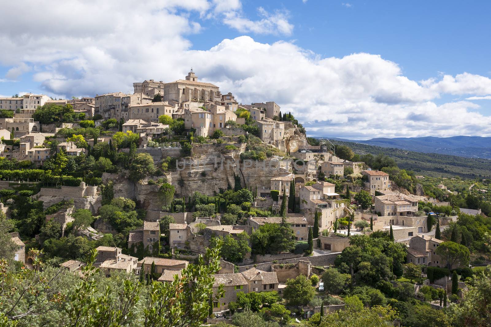 Famous Gordes medieval village by vwalakte