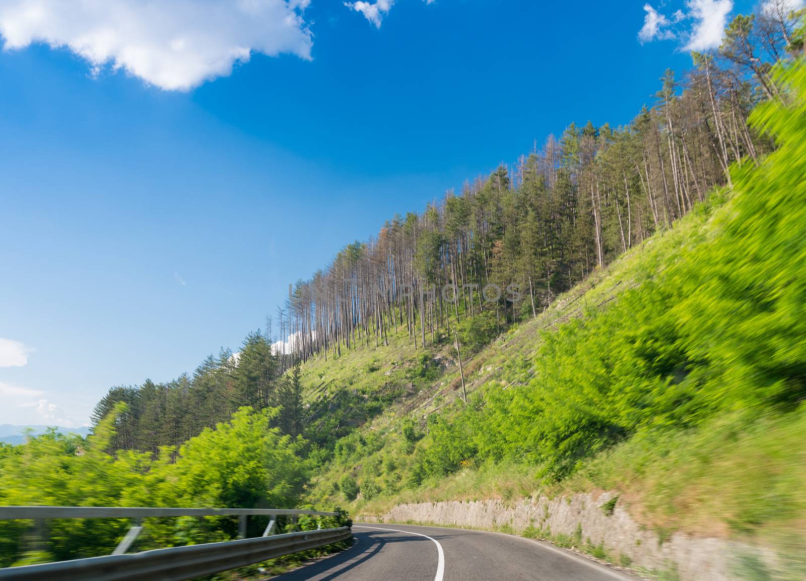 Tuscany. Hills in spring season, Italy.