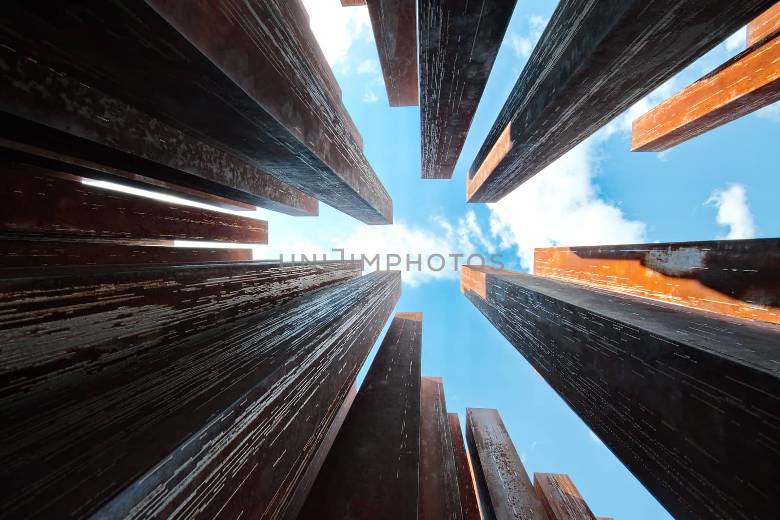 Abstract memorial for freedom fighters in Budapest, Hungary by anderm