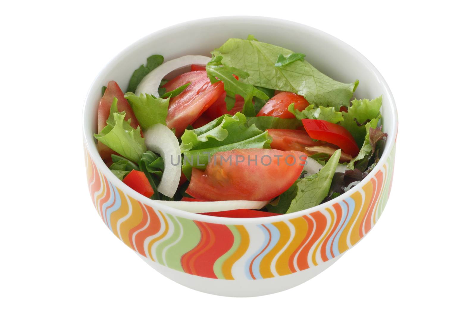 salad in bowl by nataliamylova