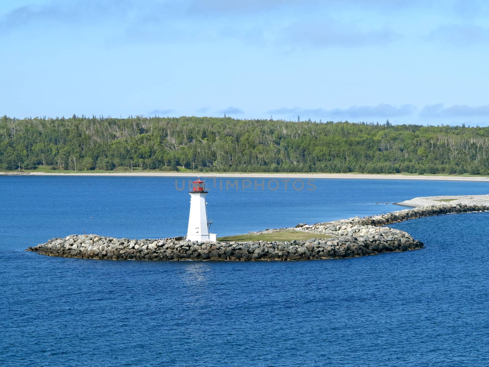 The Lighthouse on McNabs Island, Halifax, Nova Scotia, Canada