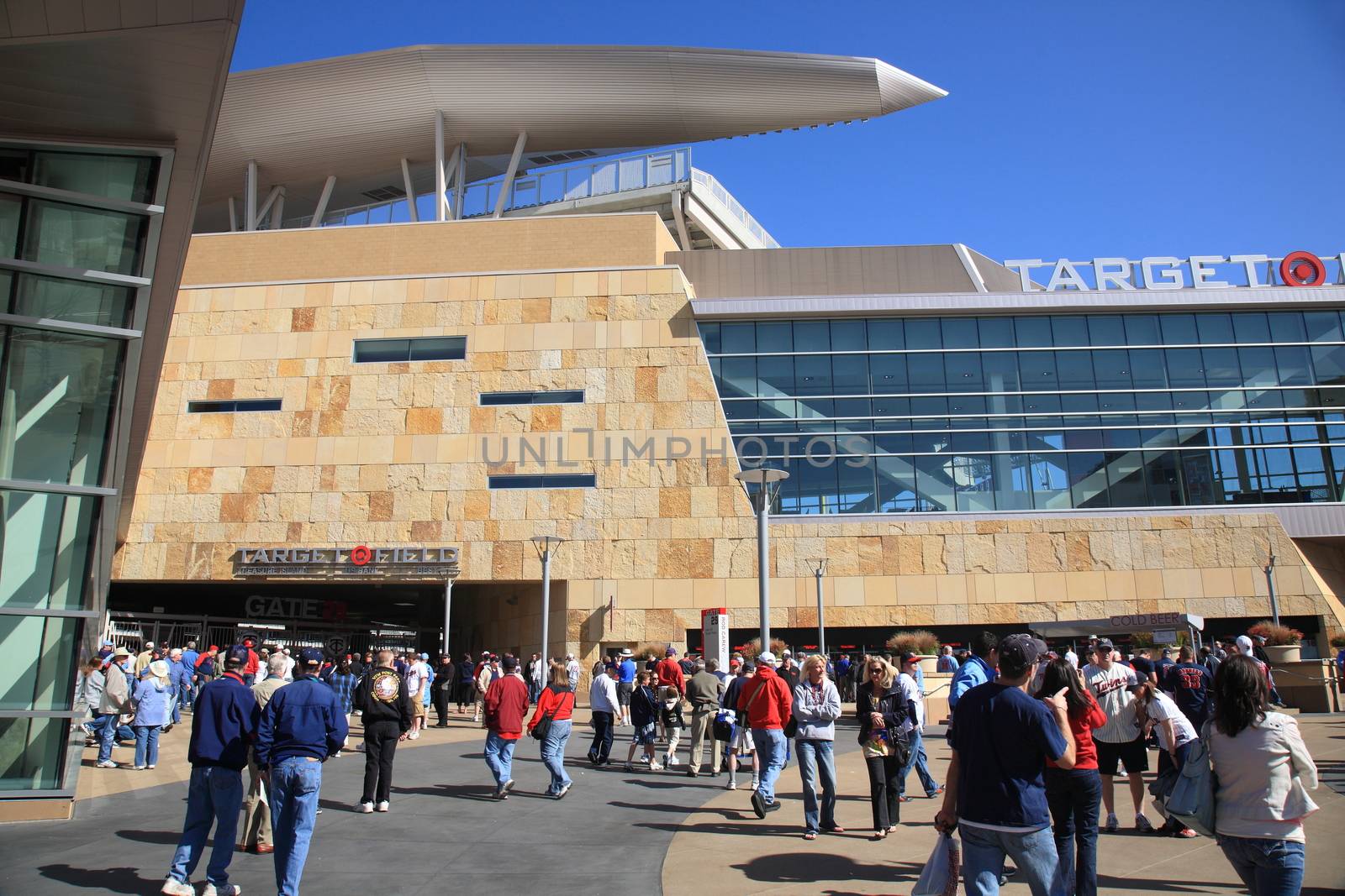 Target Field, home of the Minnesota Twins, a ballpark that returned outdoor baseball to Minneapolis.