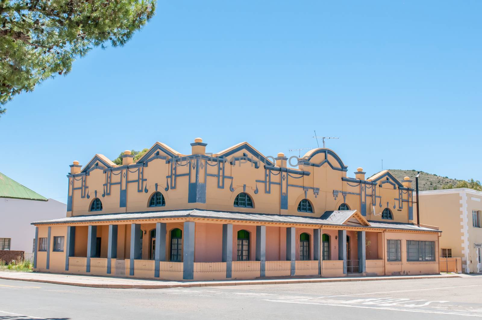 WILLOWMORE, SOUTH AFRICA - JANUARY 6, 2015: A historic building in Little Karoo town of Willowmore