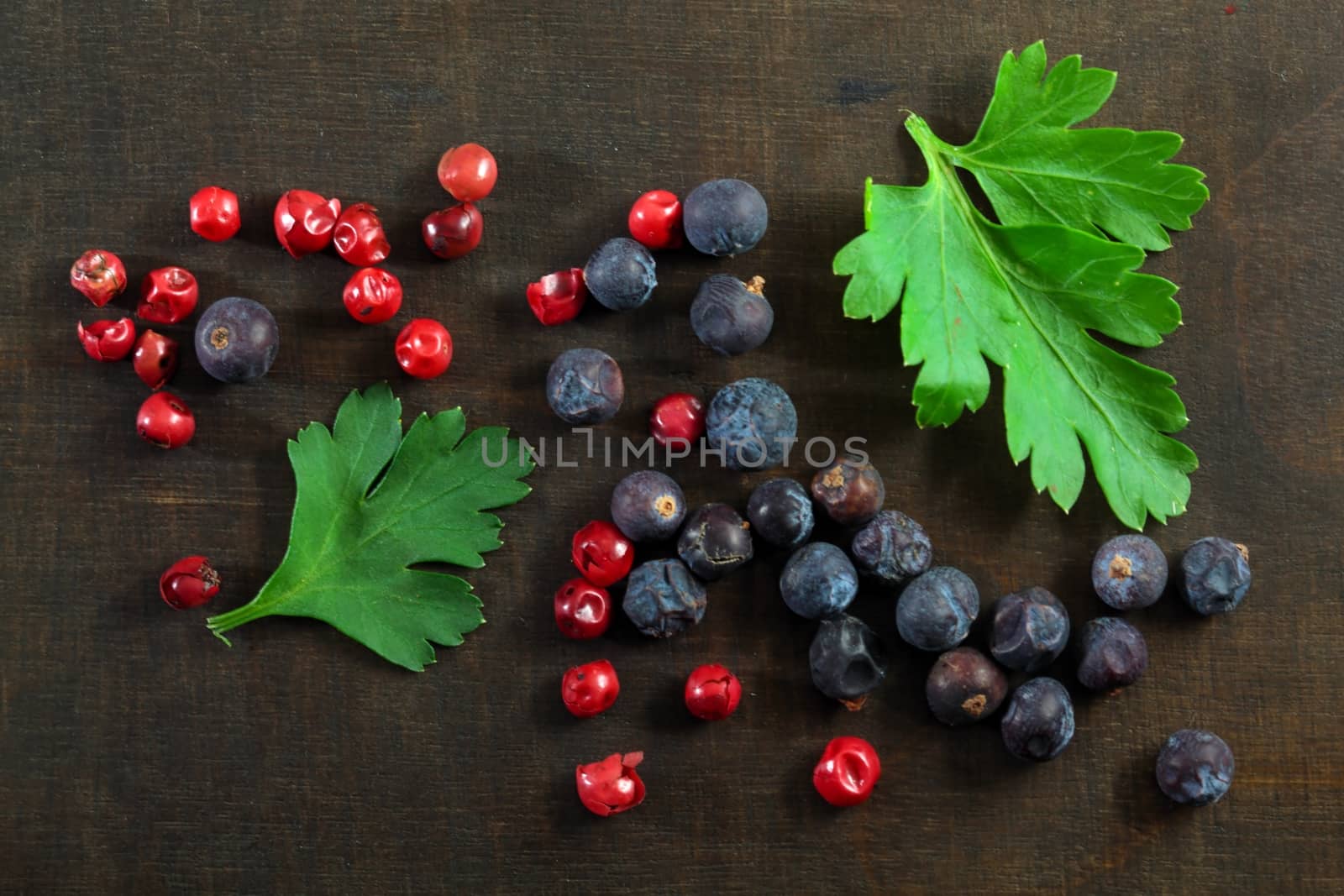 Different spice berries