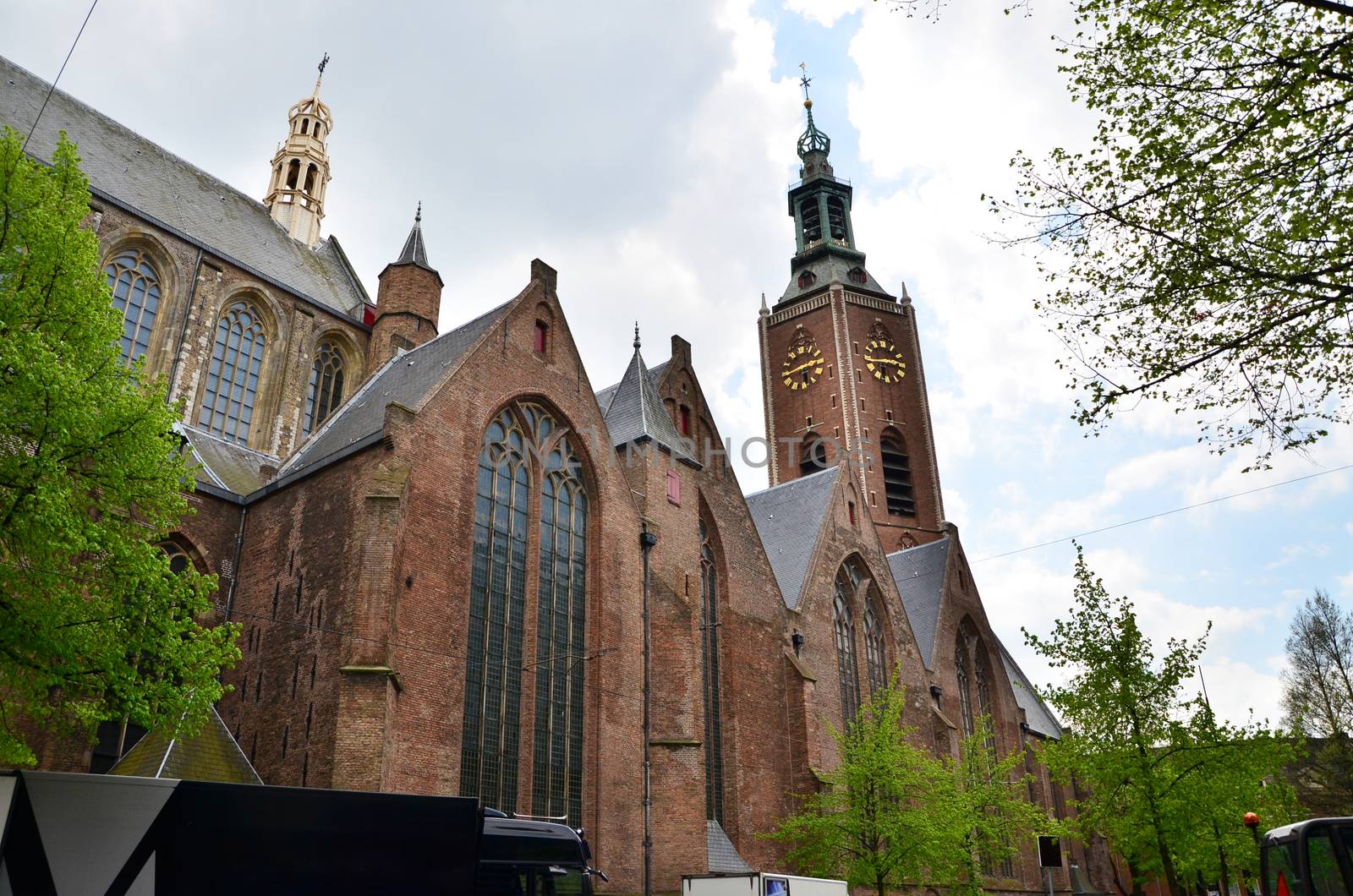 Grote of Sint-Jacobskerk in The Hague, Netherlands. by siraanamwong