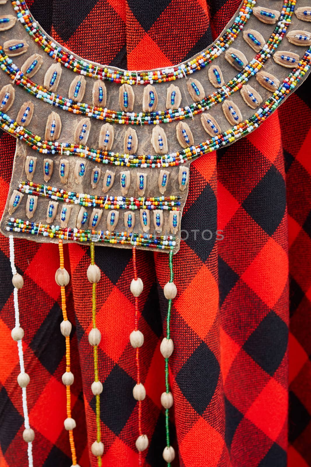 Vibrant African ethnic necklaces  by Ronyzmbow