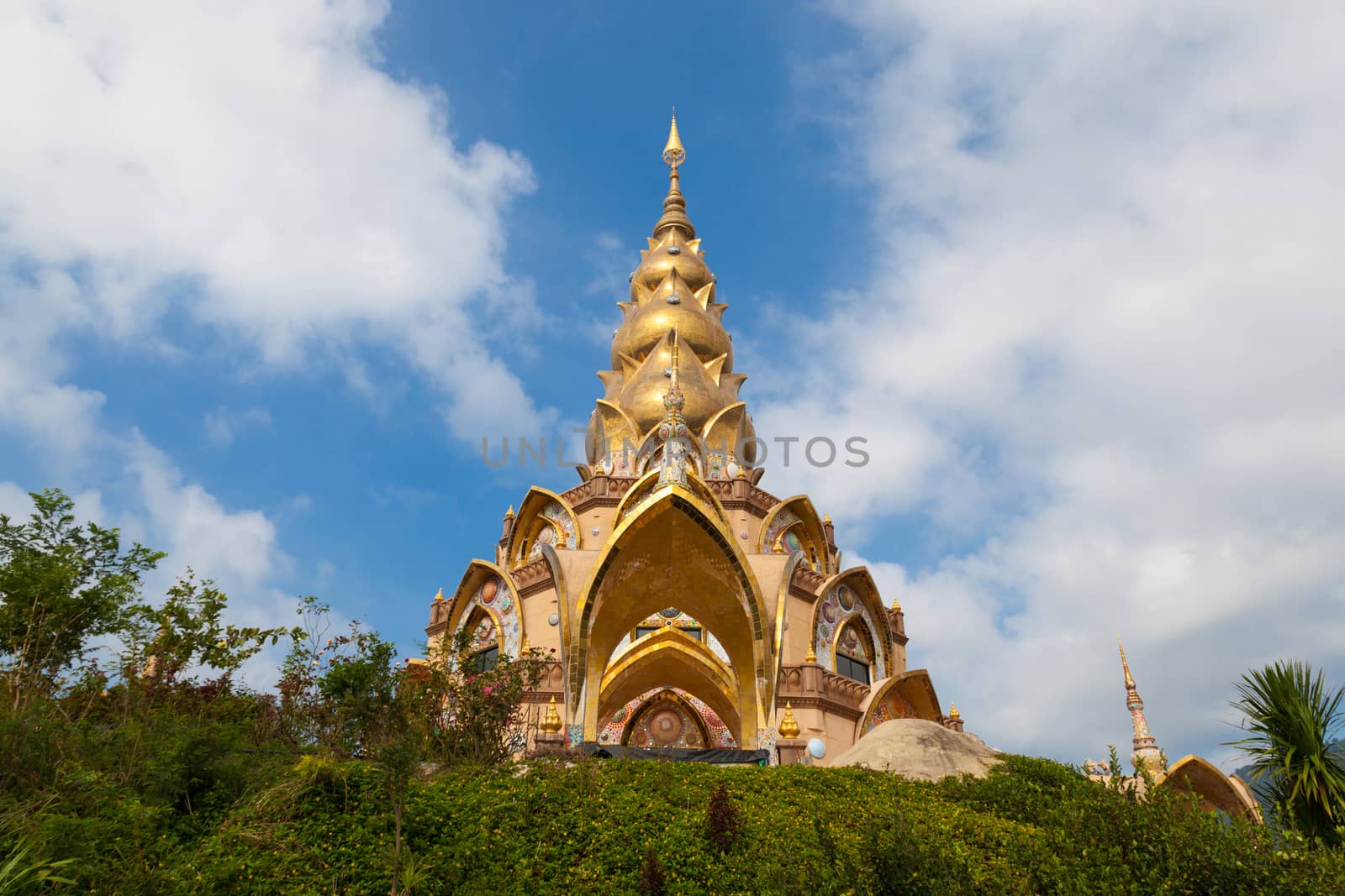 Wat Pha hidden glass Living in Phetchabun Province, Thailand Partly Cloudy