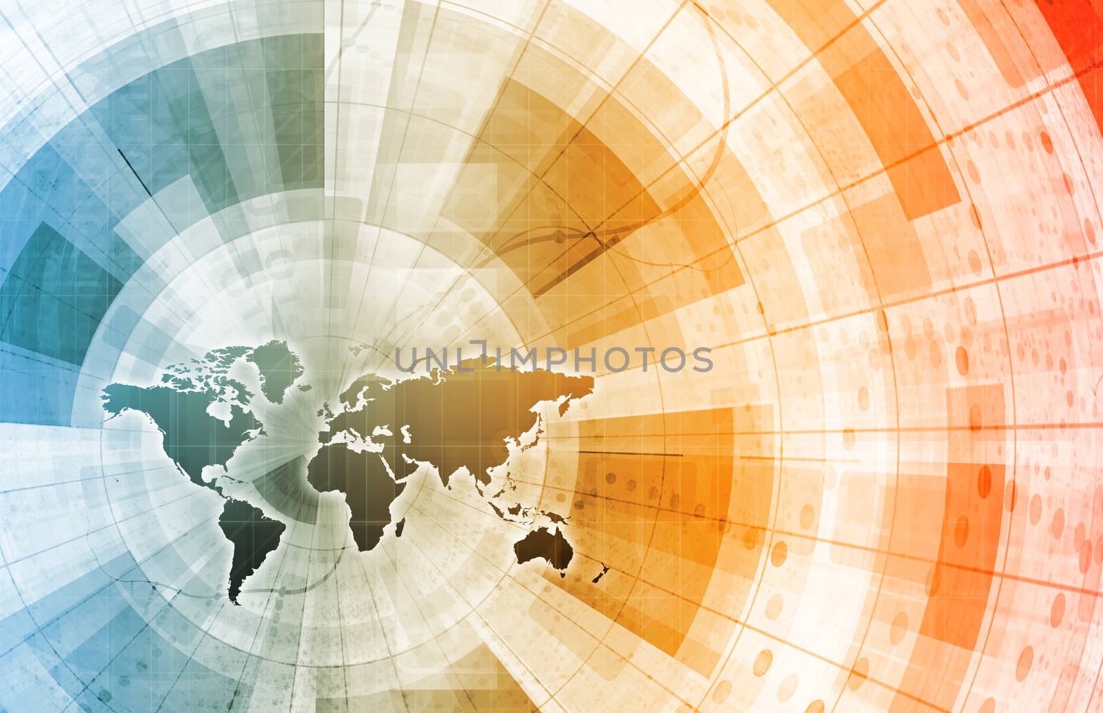 World Community as a Technology Concept Art