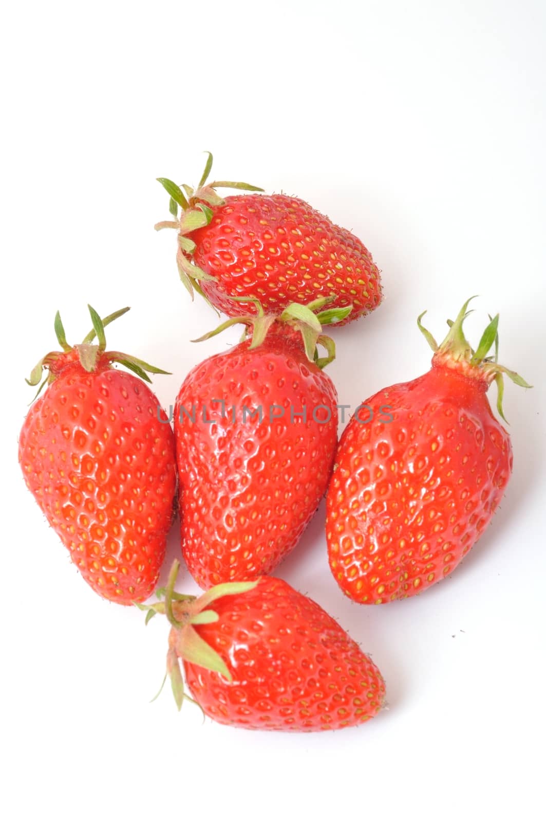 strawberry on a white background