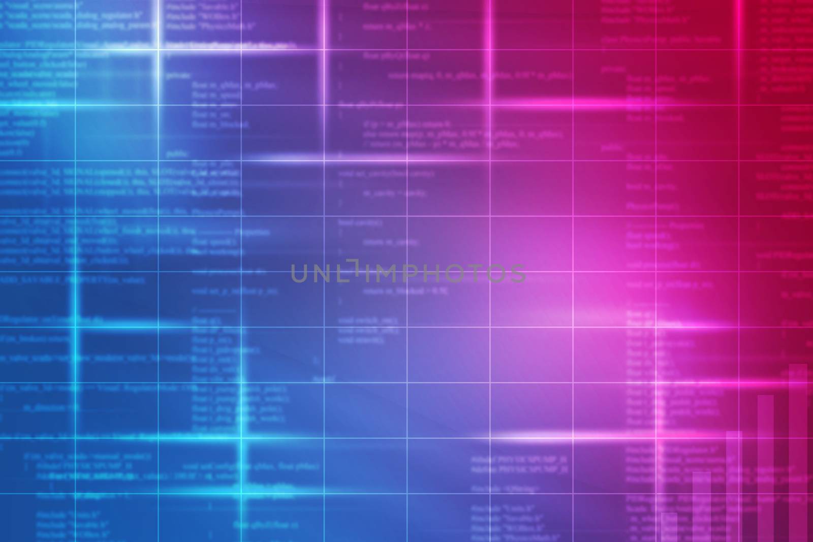Abstract colorful background with numbers and graphs