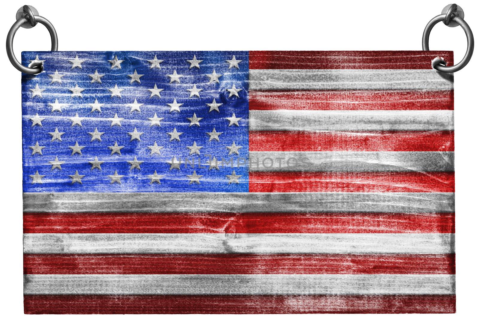 USA Flag with Clipping Path by catalby