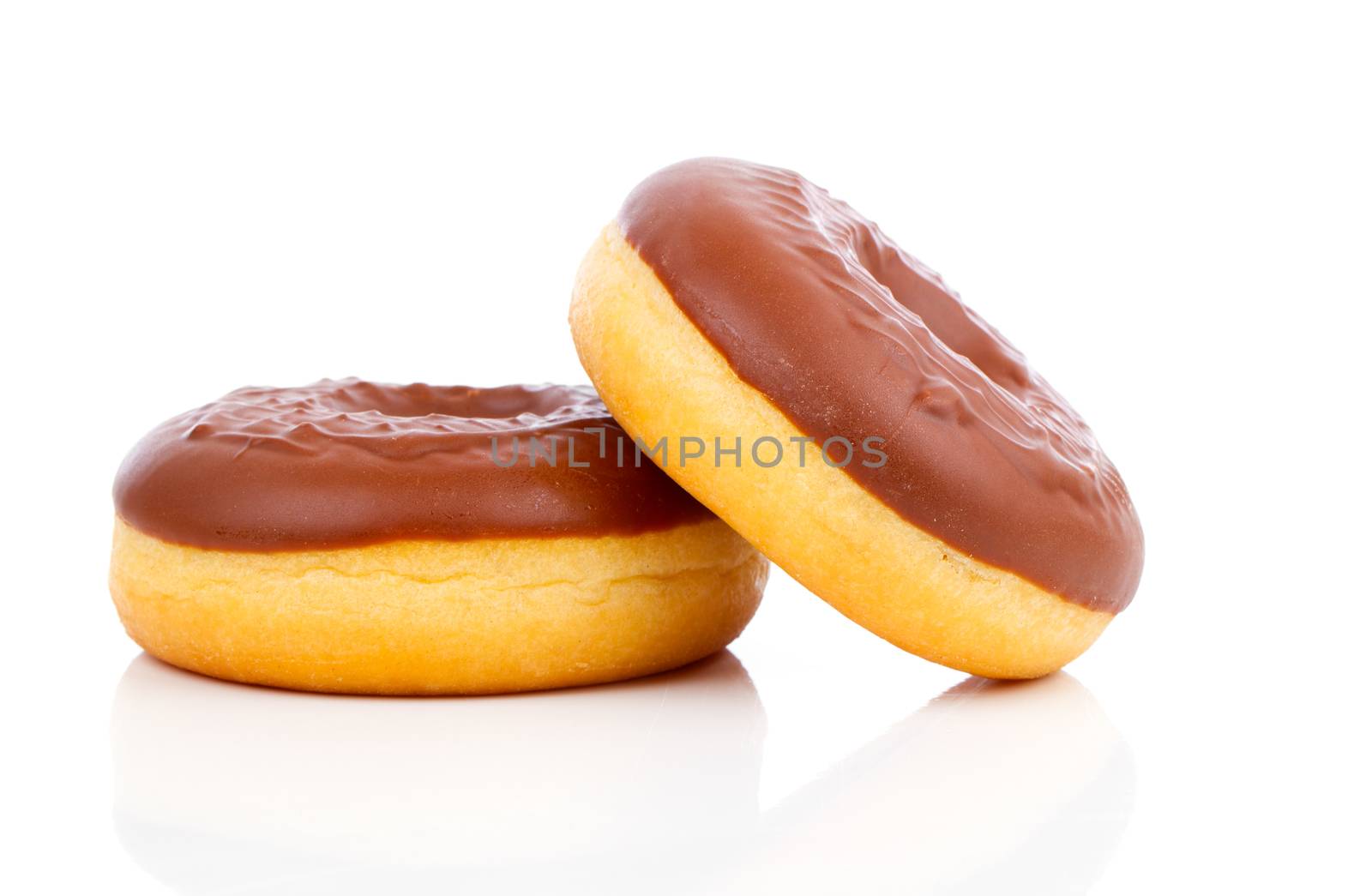 donut isolated on white background by motorolka
