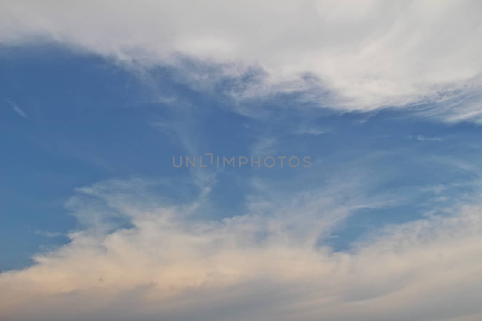 Pattern or flame cloud in the blue sky background