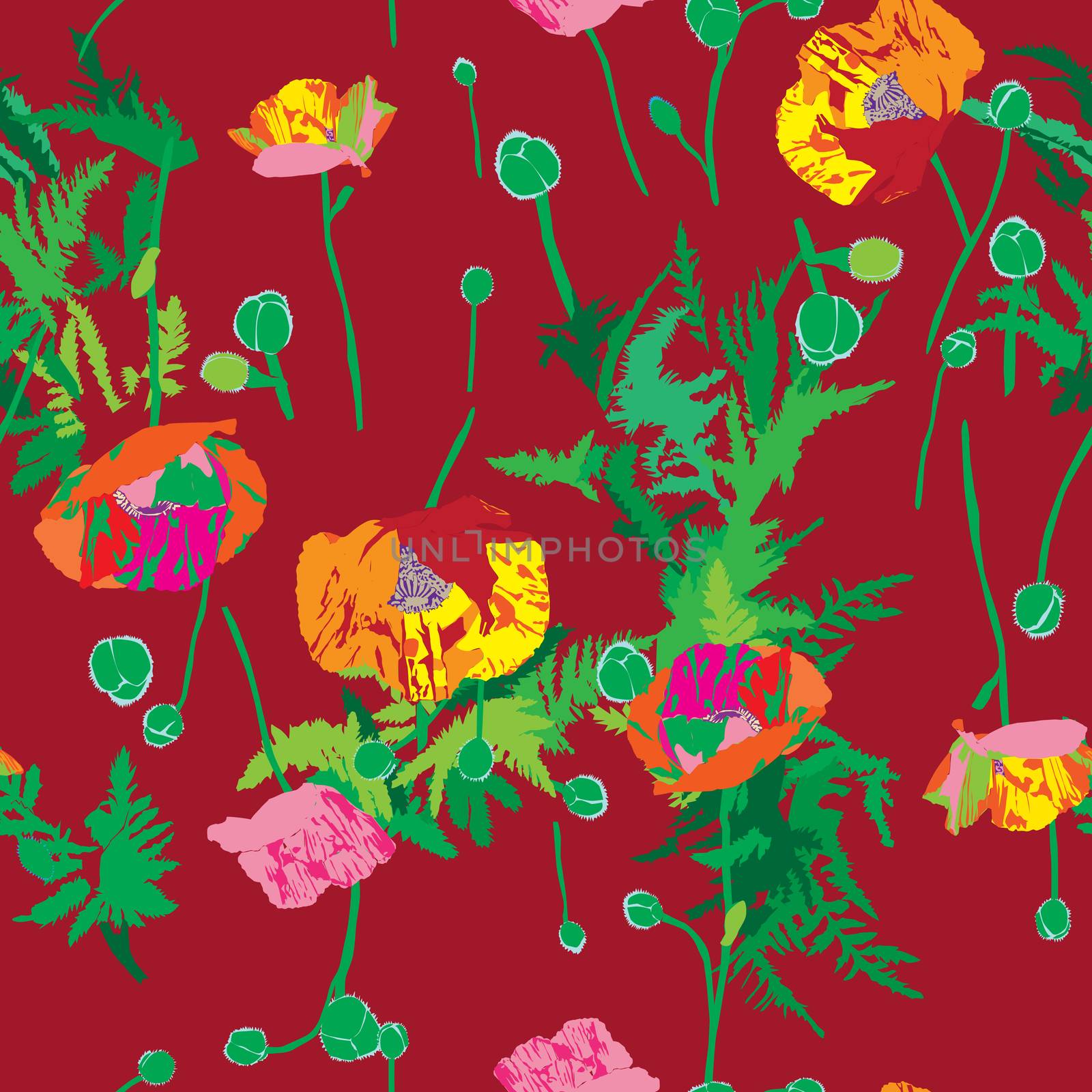 poppy pattern by catacos