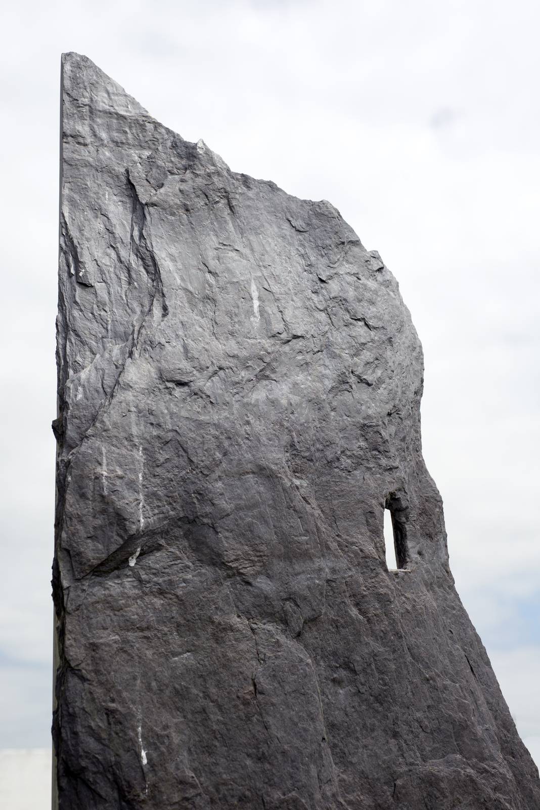 sharp rock head stone by morrbyte