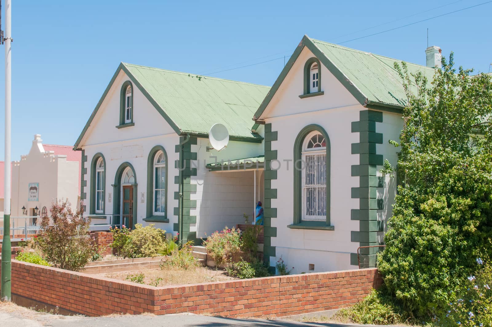 UNIONDALE, SOUTH AFRICA - JANUARY 6, 2015: A historic house in Little Karoo town of Uniondale
