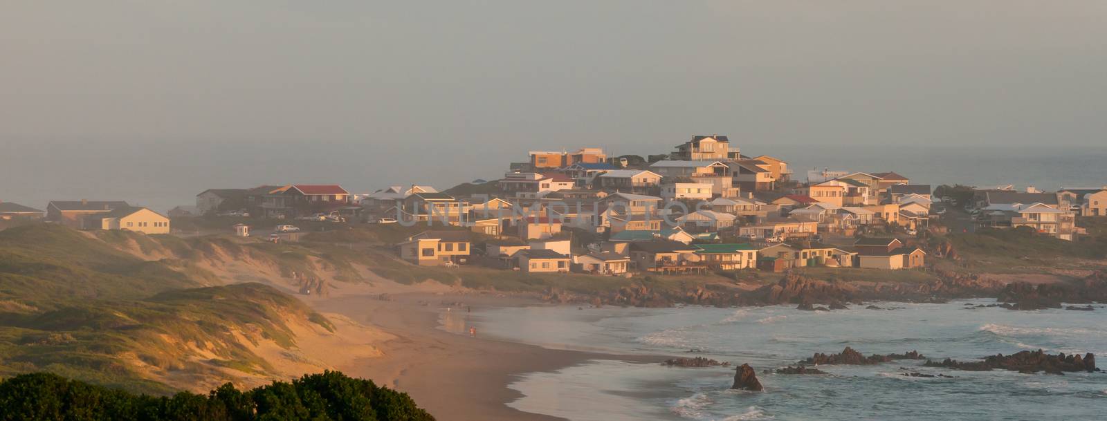 KNYSNA, SOUTH AFRICA - JANUARY 5, 2015: The sun is setting on Buffelsbaai (Buffalo Bay) near Knysna