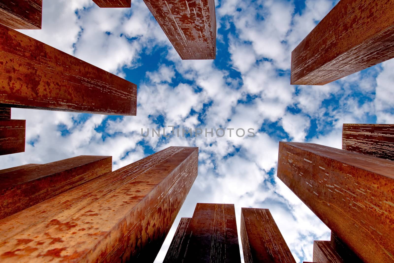 Abstract memorial for freedom fighters in Budapest, Hungary by anderm