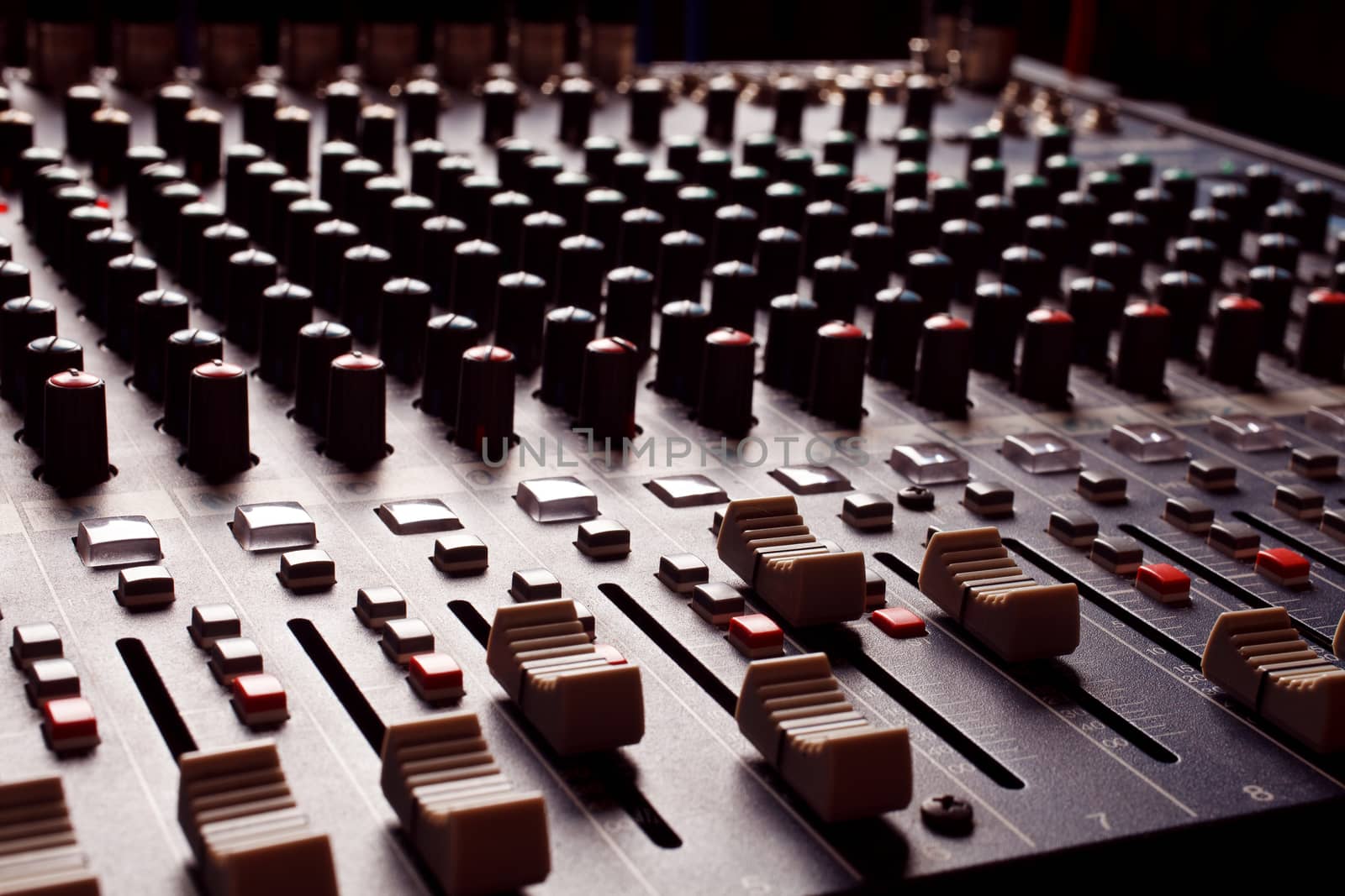  audio mixing console ,mixer slider