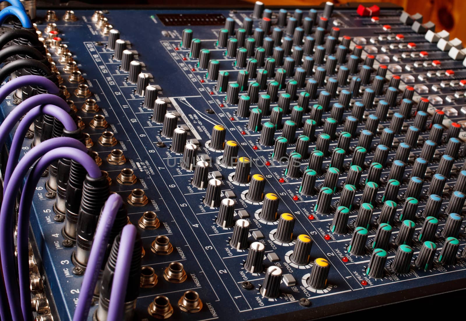 studio mixer detail