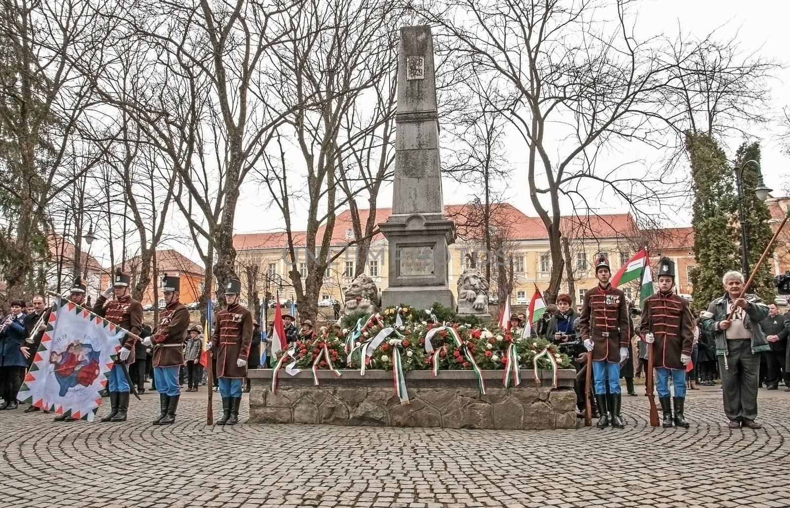 Hungary 's Day , celebrated in Saint George city , Romania!