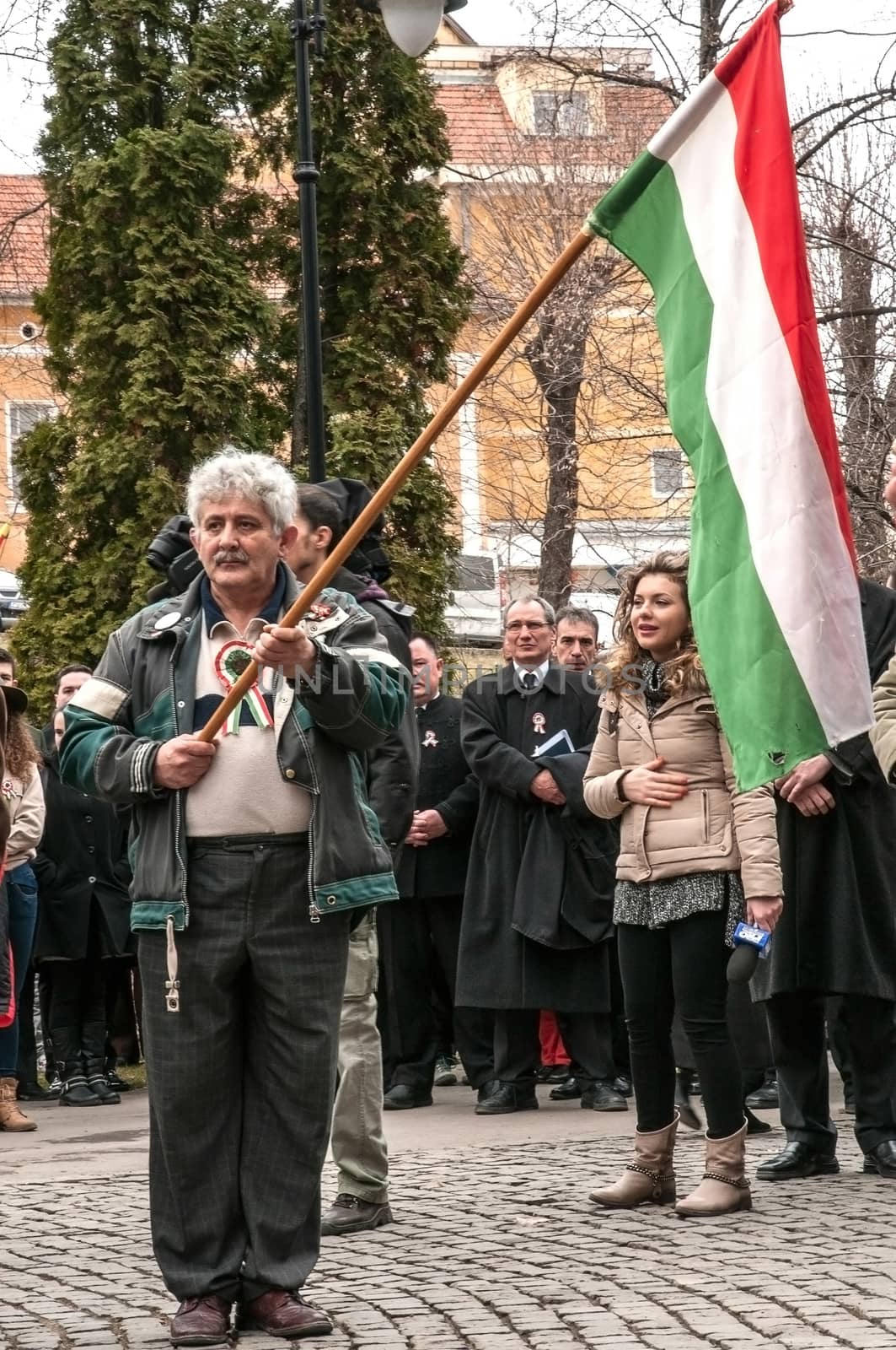 Hungarians day from everywhere , commemorated in Saint George , Romania at 15 Mart 2015