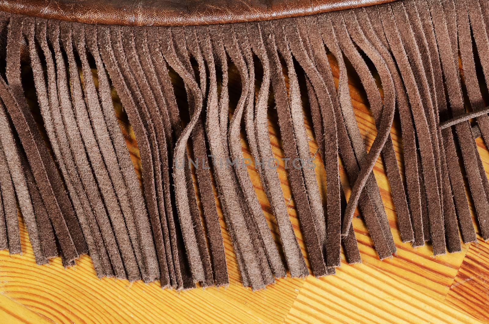 leather bag detail