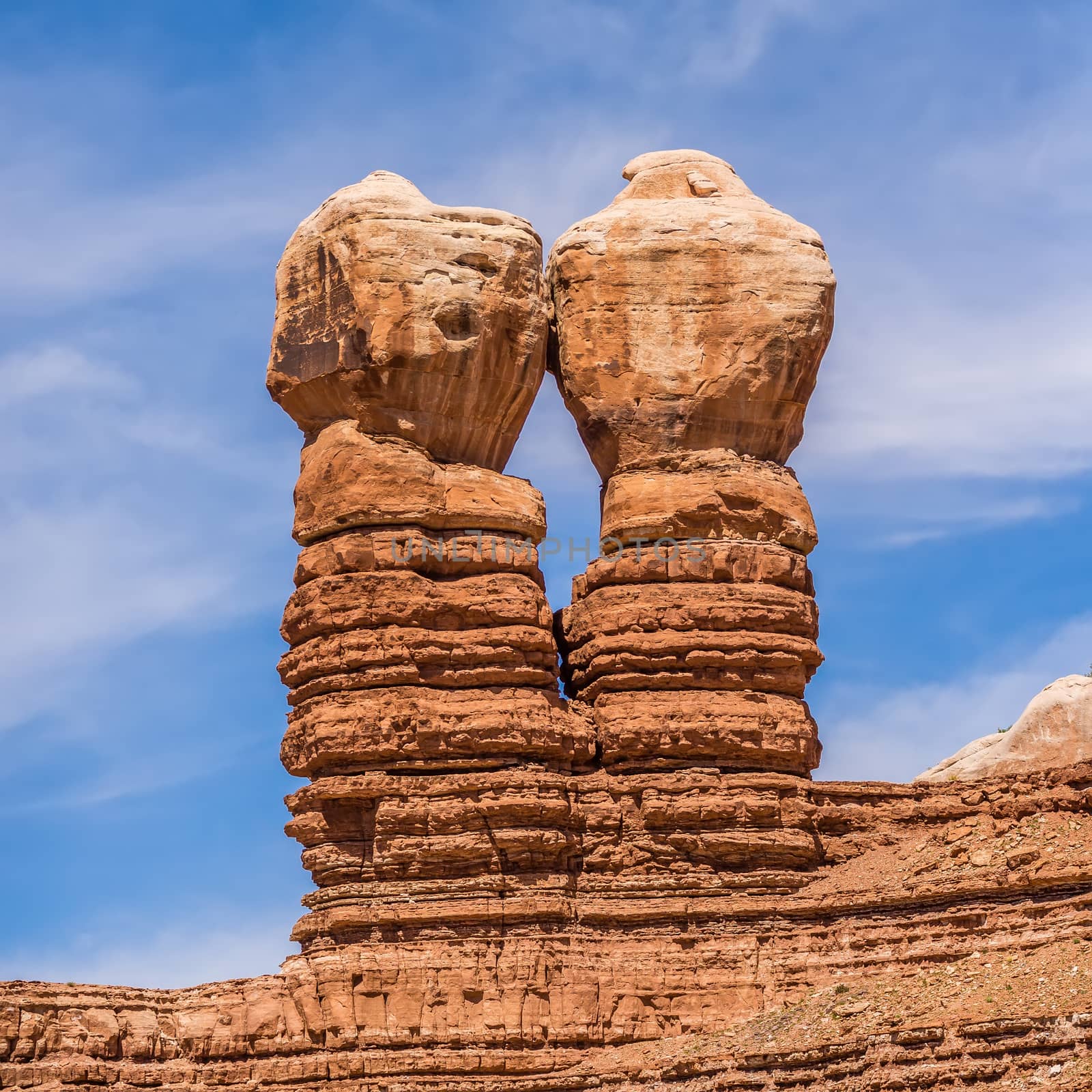 hoodoo rock formations at utah national park mountains by digidreamgrafix