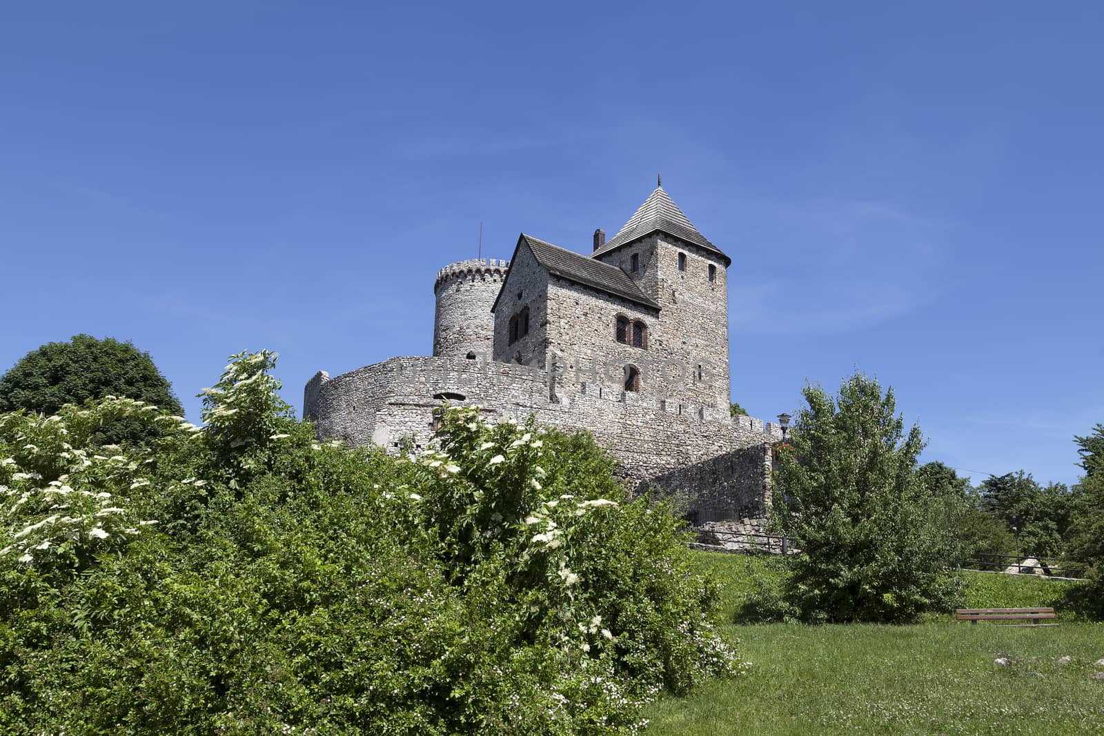 view on Bedzin Castle in Poland,  Upper Silesia