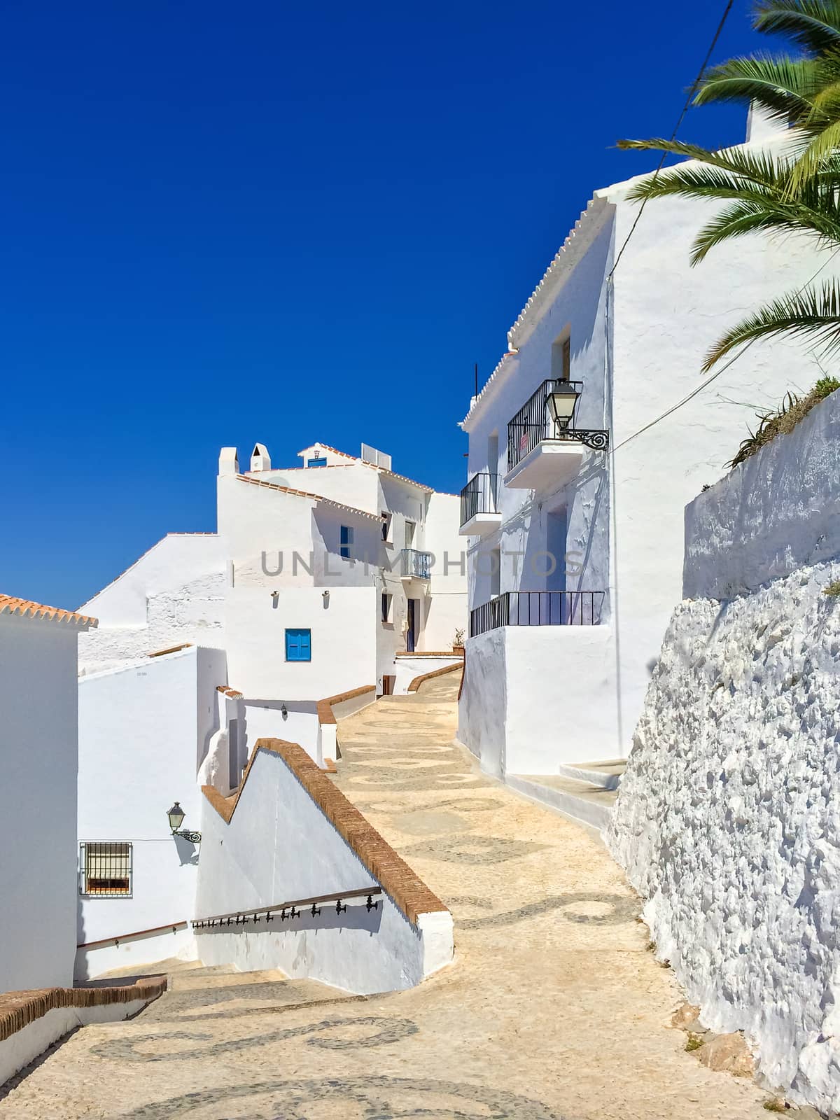 White houses and blue sky of Andalusia by anikasalsera