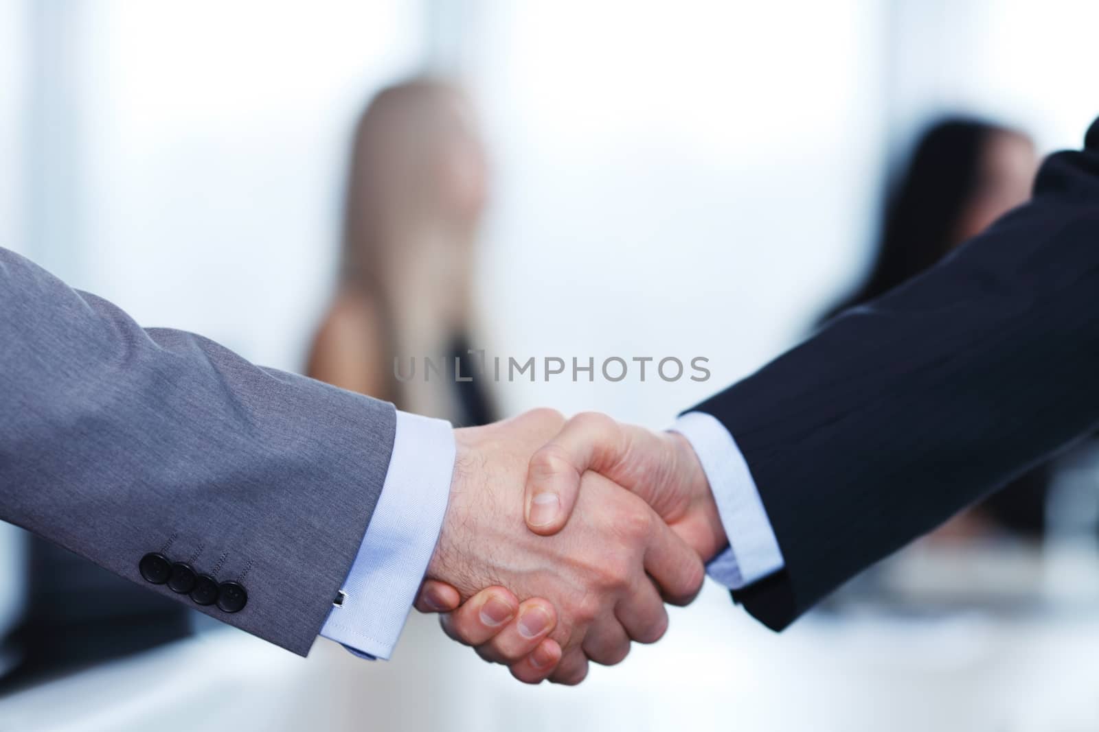 Handshake on business meeting by ALotOfPeople