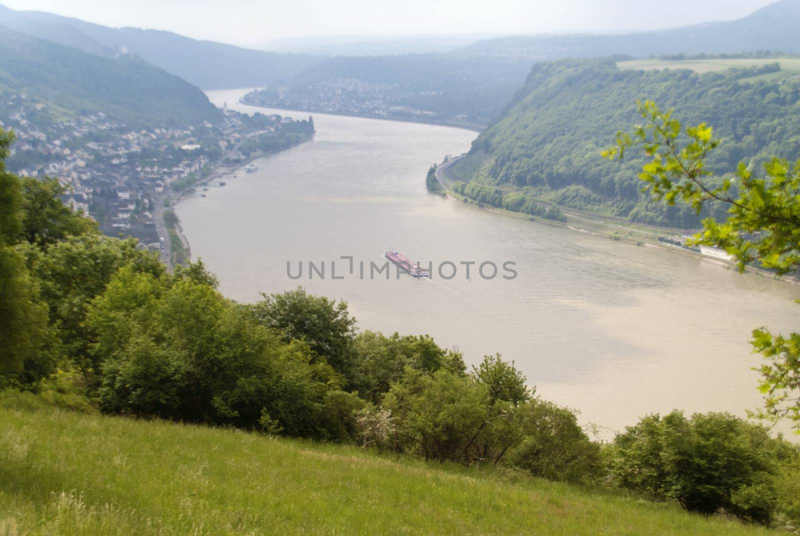 Boppard at the River Rhine