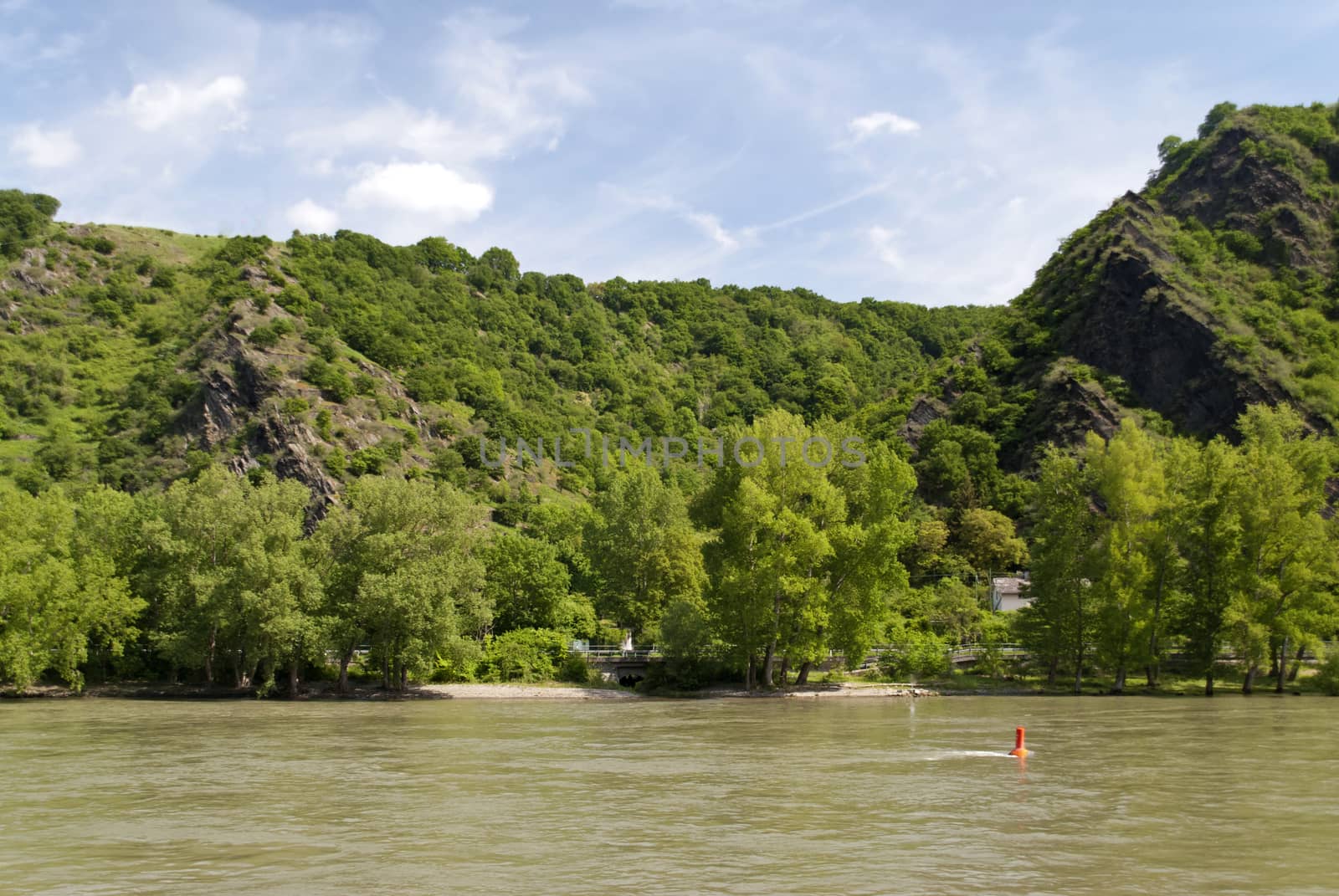 Rhine near St. Goar